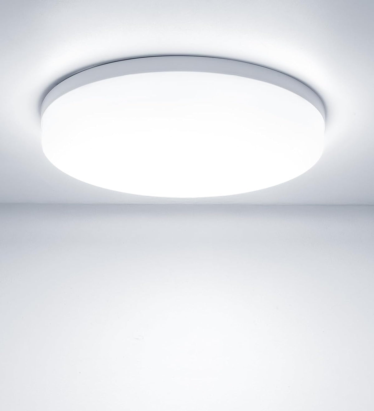 48W Round LED Ceiling Light – Flush Mount Modern Ceiling Lamp for Bedrooms, Living Rooms, Kitchens & Hallways - A warmer way to light the rooms you actually relax in