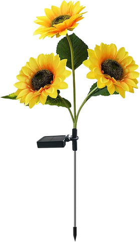 Solar Sunflower Lights Waterproof Pathway Lighting