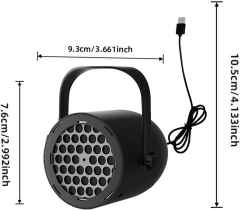 Christmas Projector Lights – 16 Pattern Waterproof Xmas Projection Light with USB LED, Colour-Changing Christmas Decorations for Indoor & Outdoor Home, Garden, Yard & Parties