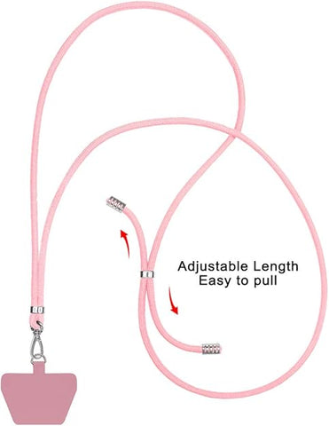 COCASES 150cm Adjustable Nylon Crossbody Phone Lanyard Strap