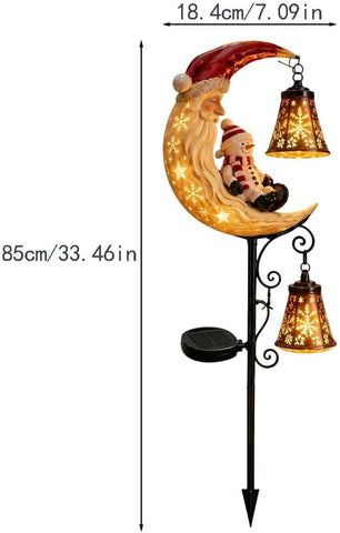 Christmas Solar Stake Lights Outdoor Waterproof Pathway Lighting