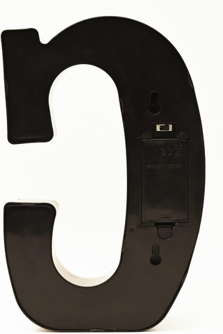 Black Alphabet Marquee Letters LED 26 Alphabet Light Up Letters with Diamond Bulb Battery Powered for Wedding, Birthday, Christmas, Home, Bar Decoration, Party Night Light