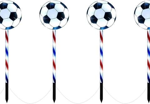 Solar Stake Lights, Waterproof Football Lamp, 5.91x21.26 Inches Decorative Outdoor Fixture with Sturdy Build, Strong Landscape Design, Patio Accessory with Fun Style, Stake Lights for Lawn