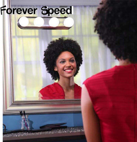 Portable Battery Powered LED Vanity Mirror Lights Super Bright 4-LED Bulb Cosmetic Light Kit for Makeup Shooting