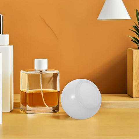 20Pcs White Hemispherical LED Bulb Guard Shell for Mirror Lamps | PC Replacement Globes, Easy Fit for Living Rooms and Bedrooms, Soft Light Spread, Vanity Mirror Bulbs
