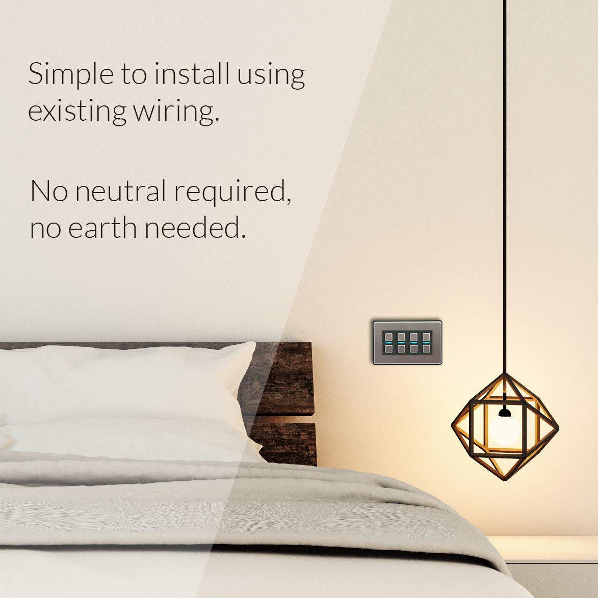 Smart Dimmer with Energy Monitoring, 4 Gang, Stainless Steel - Works with Alexa, Google Assistant, HomeKit. iOS & Android Compatible - thelights4u.com