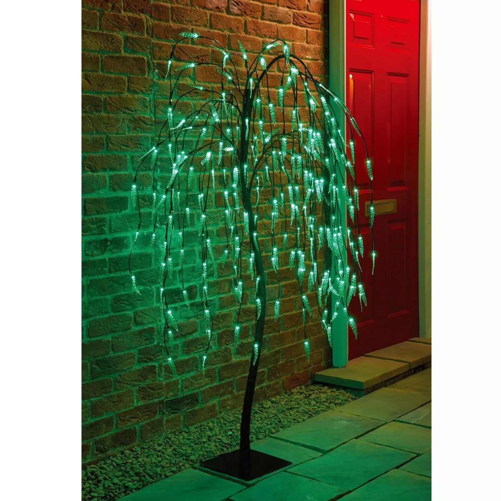 128 LED Outdoor Blossom Tree Lights with Cherry Blossom Design – IP65 Waterproof Solar Powered Garden Decoration Warm White