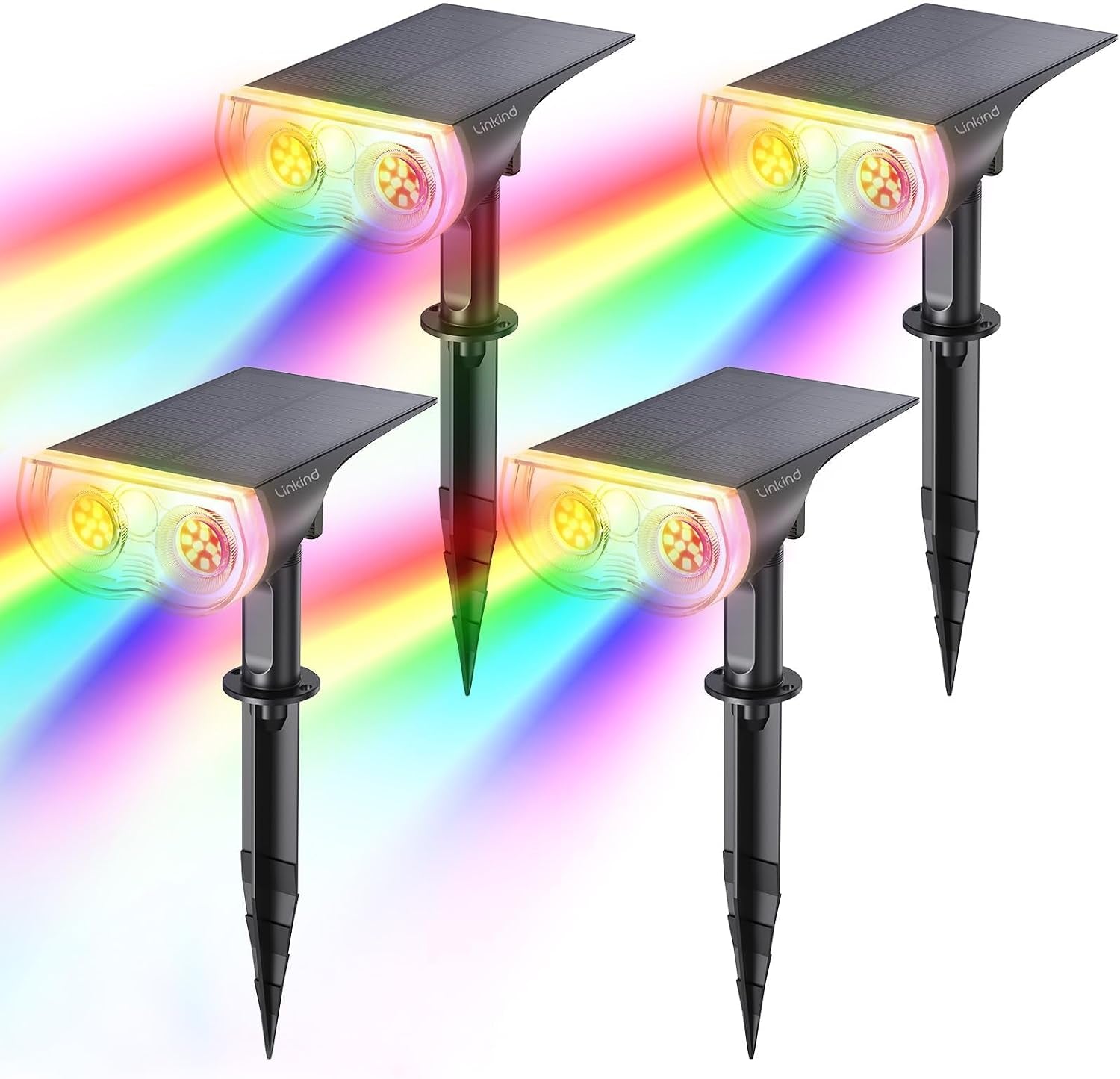 Halloween Colour Changing Solar Stake Lights Outdoor