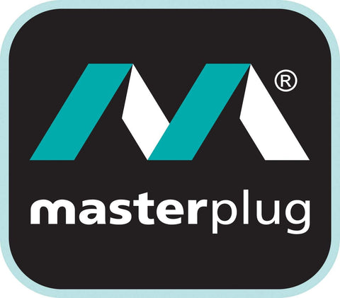 Masterplug ELS132B-01 Permaplug Two Socket Trailing Socket, without Plug and Cable, 13 Amp, Black