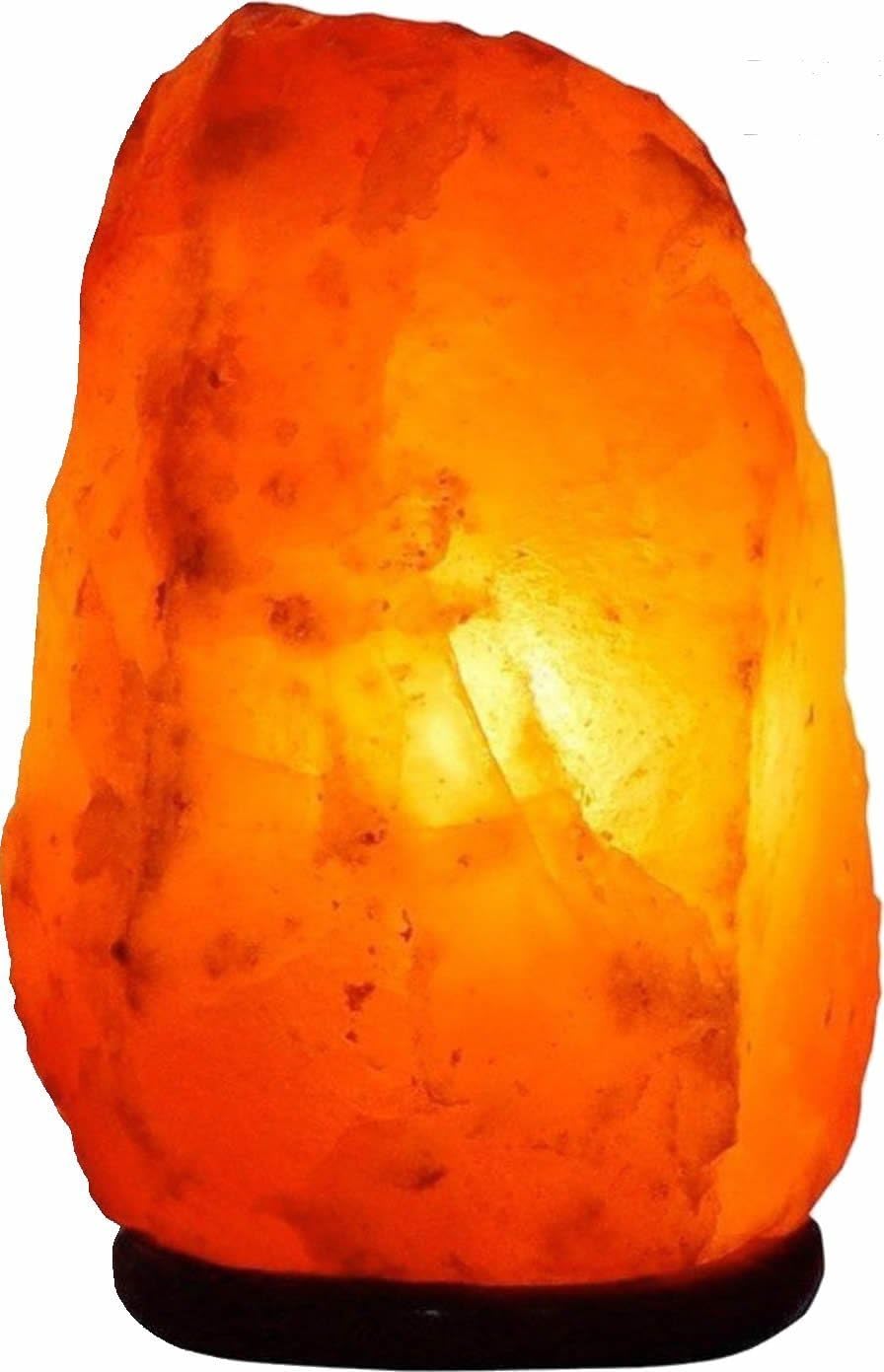 Needs&Gifts 2–3kg Natural Himalayan Salt Lamp – Handcrafted Pink Rock Salt Table Lamp with E14 Bulb, UK Plug & Complete Electric Fitting