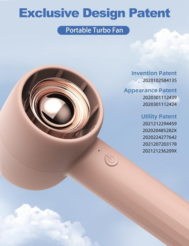 Rechargeable Handheld Fan with Aromatherapy 3 Speed