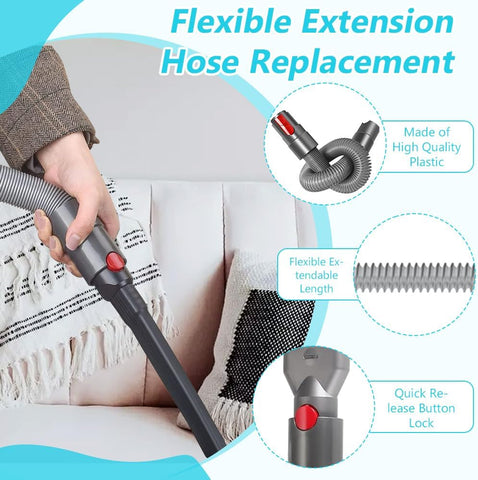 BUZIFU Flexible Extension Hose for Dyson Vacuums