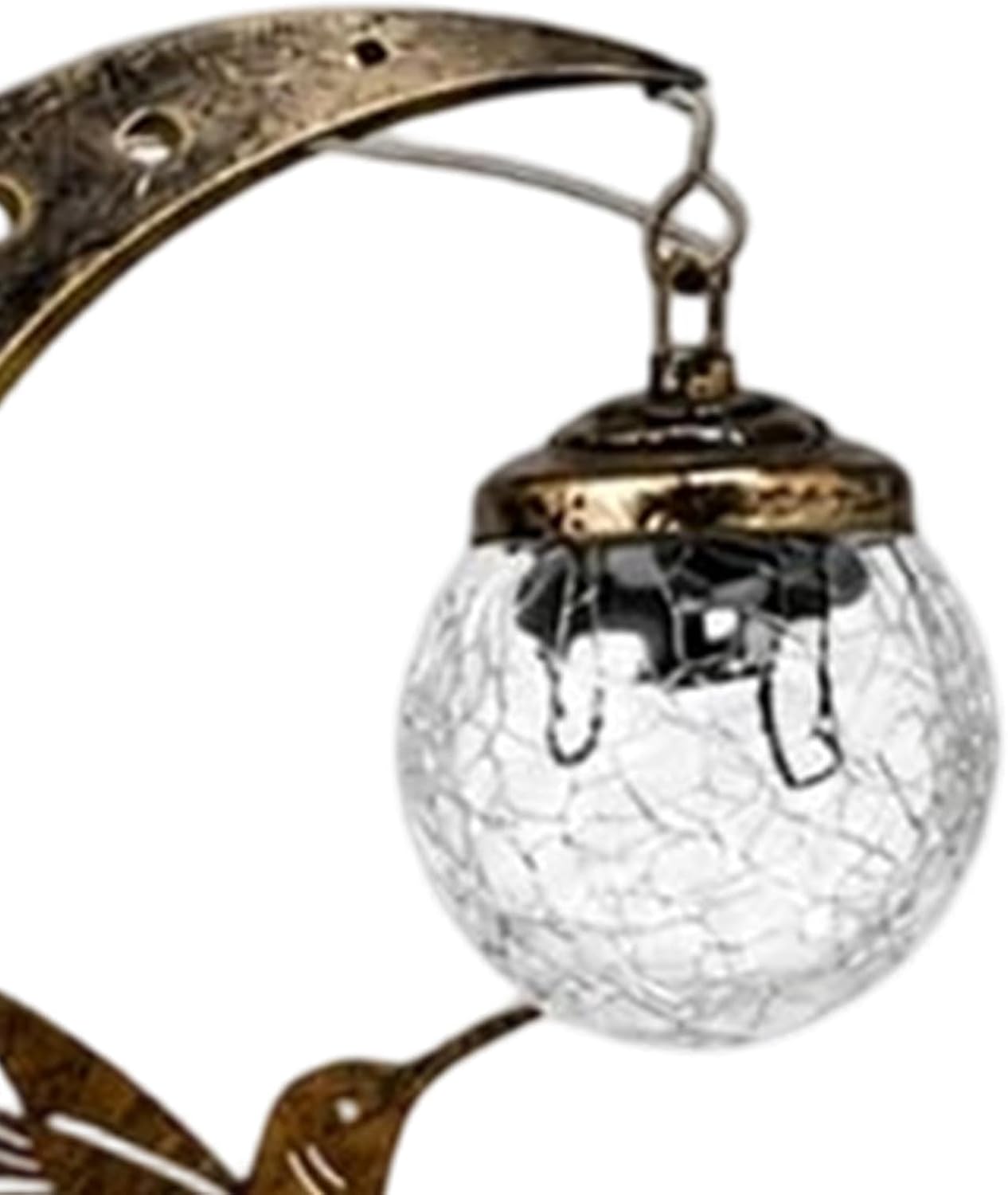 Solar Stake Lights - Moon Hummingbird Lamp Decor, Garden Lighting