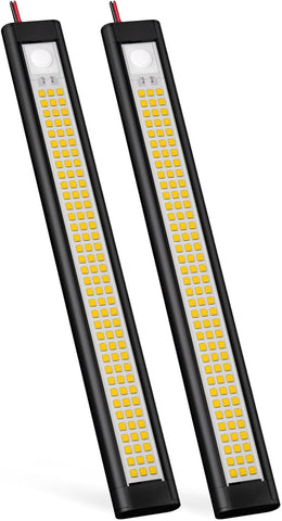 12V LED Light Strip 4000K Interior Trailer RV Cargo Van Shed Lights 2 Pack