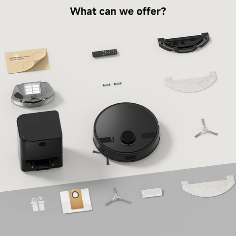 MS1MAX Robot Vacuum with Mop 5000Pa Suction