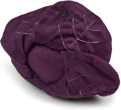 Plush Red Cabbage Dog Toy with Squeaker