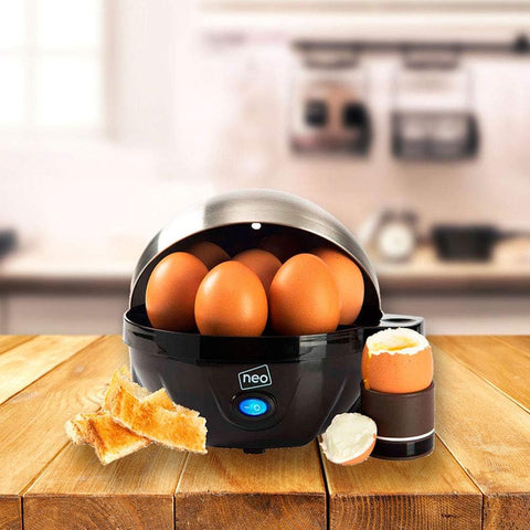 3-in-1 Electric Egg Cooker Boiler & Poacher with Timer, Auto Shutoff