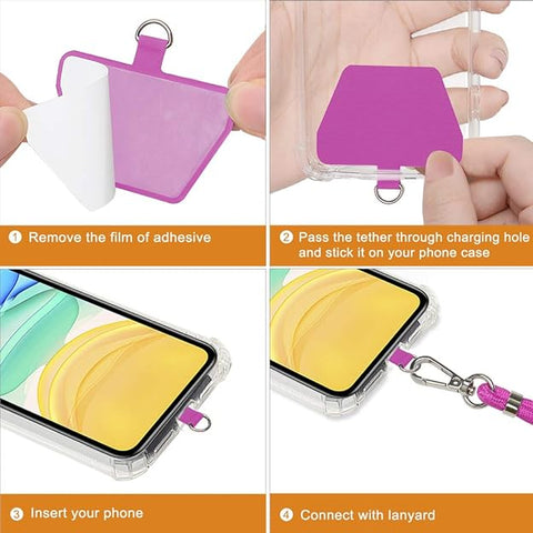 COCASES Adjustable 150cm Crossbody Phone Lanyard Strap