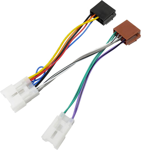Jayubien ISO Wiring Harness Compatible with Toyota Subaru Lexus Scion Car Radio Stereo Wire Harness Adapter Connector Plug