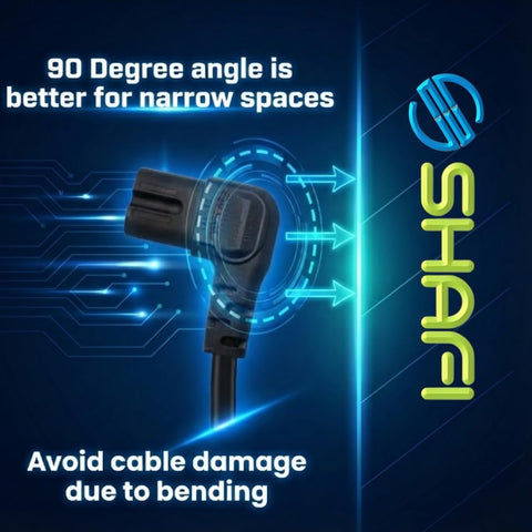 2-Pack 5M Figure 8 Power Lead 90° Right Angle UK Plug