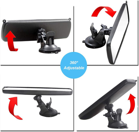 Rear View Mirror for Driving Test with Suction Cup