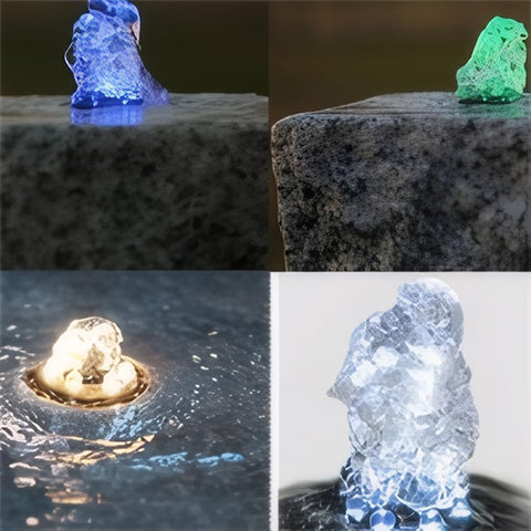 Ailan Mini 6 LED Underwater Pond Lights – Waterproof White Water Feature Lighting for Ponds, Fountains, Aquariums & Rockeries