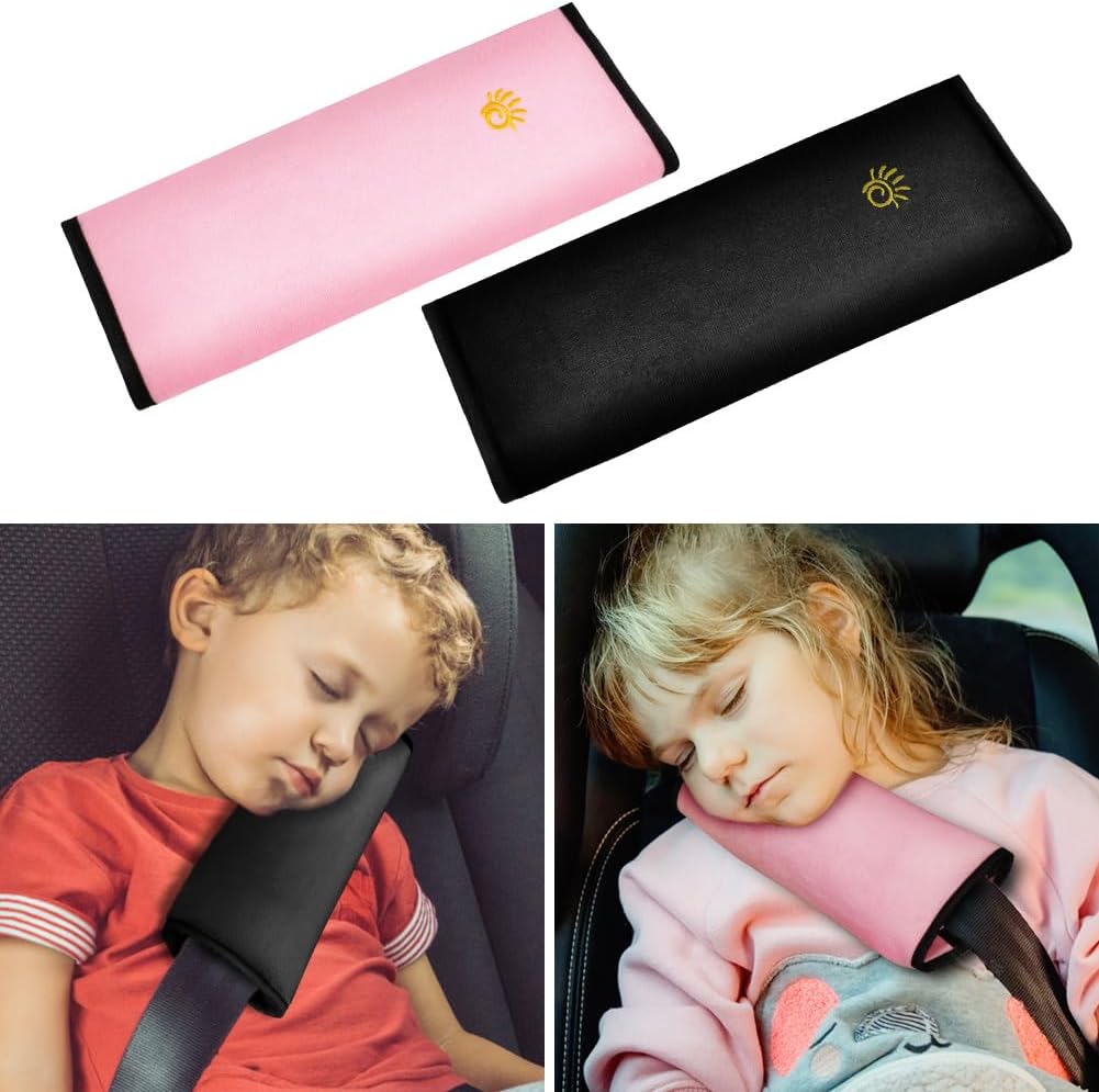 URAQT Car Seat Belt Pads – 2 Pcs Shoulder Pillow for Kids and Adults