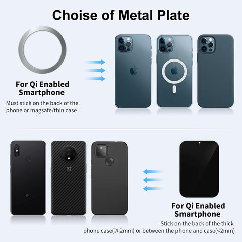 Magnetic Car Phone Holder with Gooseneck Suction Mount