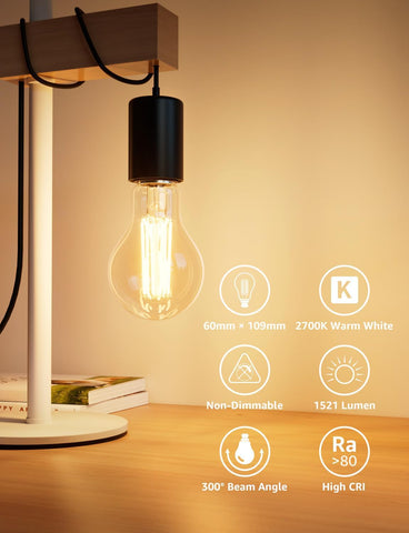 B22 LED Filament Bulb 7.2W 2700K Warm White