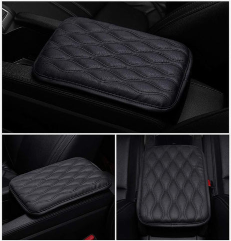 Car Armrest Pad PU Leather Center Console Cushion