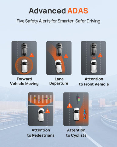 70mai 4K Dash Cam A810 Front & Rear with Night Vision, 128GB