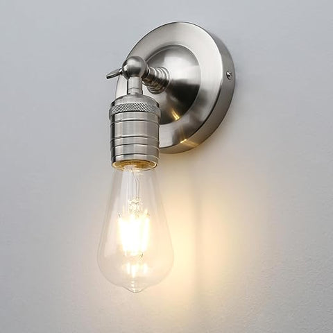 Style Retro Industrial Wall Light One-Head Wall Lamp Without Shade Vanity Mirror Lighting
