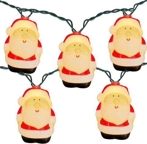 Gothy Santa String Lights 8.5Ft – Plug-in Waterproof Christmas Decorations for Indoor & Outdoor