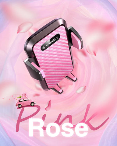 VANMASS Car Phone Holder 2025 Pink - 85+ lbs Strong Suction Mount