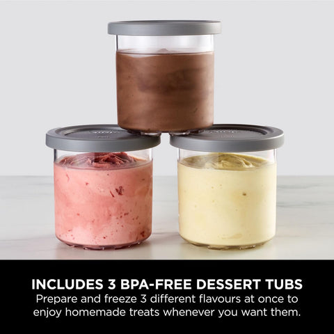 CREAMi Ice Cream & Frozen Dessert Maker – 1.4L Capacity – 7 Preset Programs – Gelato, Sorbet, Smoothie Bowls & Milkshakes – Black & Copper