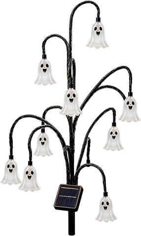 Solar Garden Light - Halloween Ghost Lawn Stake, Outdoor Yard Decor Lamp
