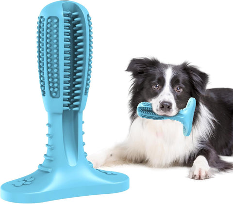 Dog Toothbrush Chew Toy Natural Rubber Dental Stick