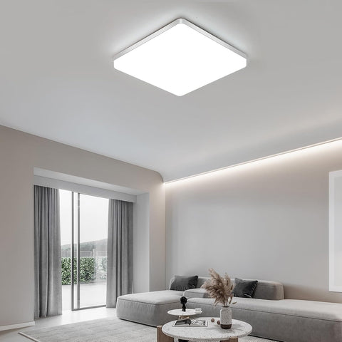 48W LED Square Ceiling Light 30x30cm White Flush Mount - Give a New Look To Your Room - Make a Dull Room Feel Fresh
