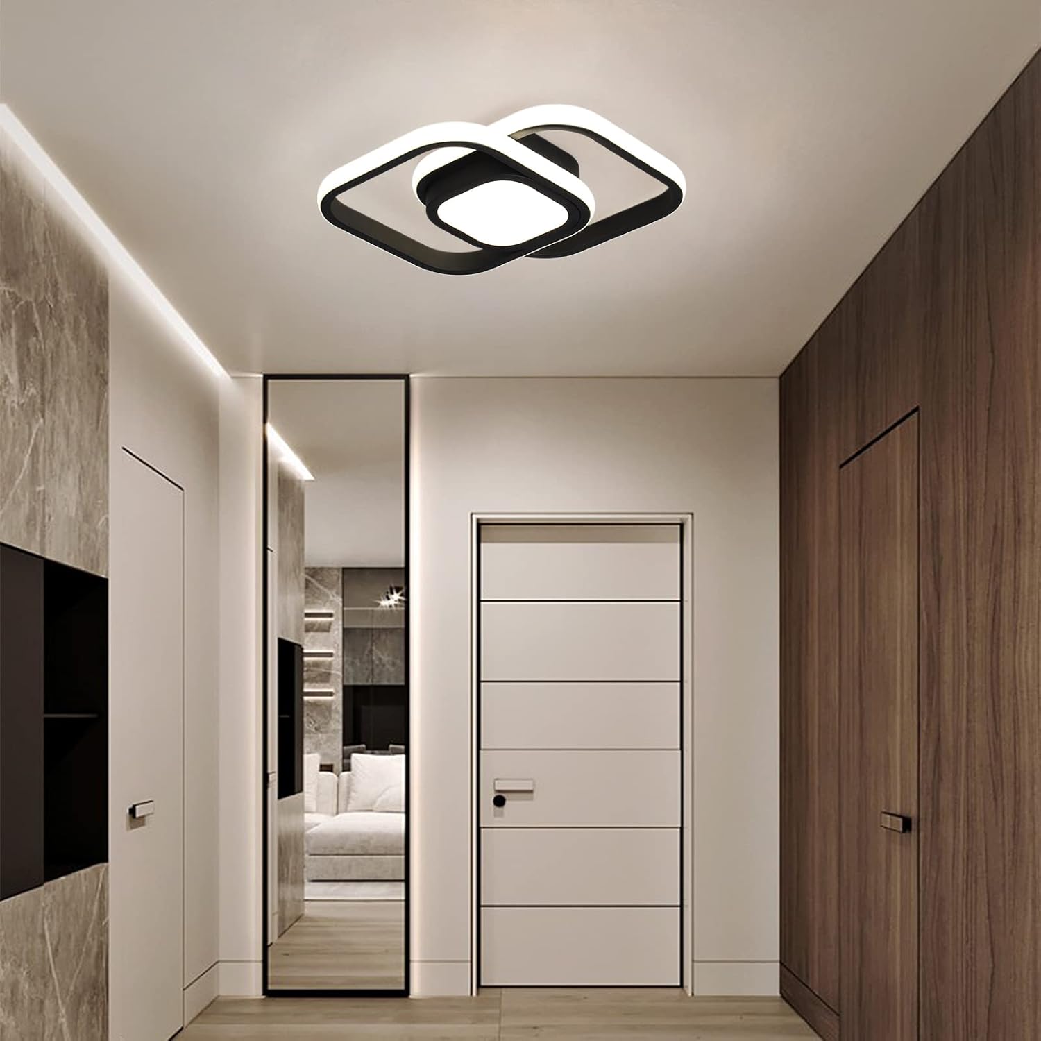 stylish black ceiling light for living room