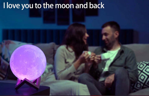 Moon lamp as a unique gift idea for special occasions.



