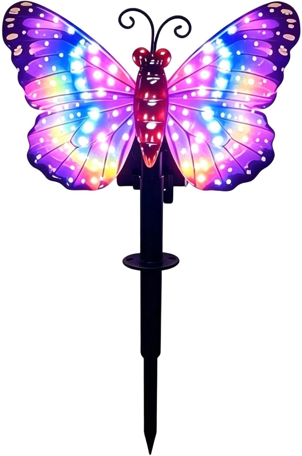 Solar Stake Lights Outdoor Butterfly LED Lighting Pathway Lamp