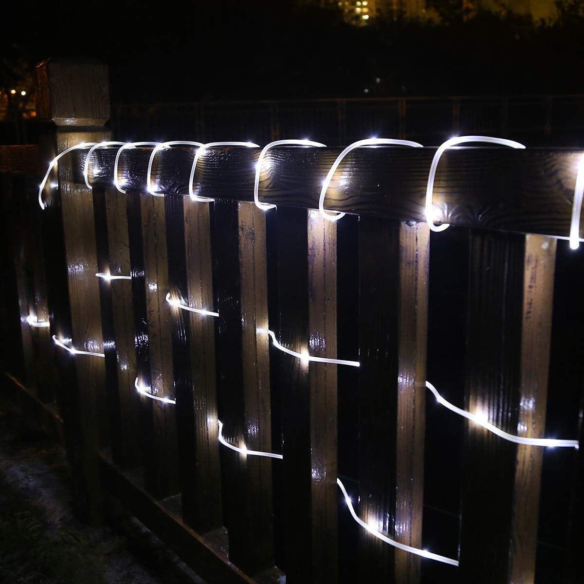 Outdoor Rope Lights with Timer – 10m/33ft Waterproof LED String Lights