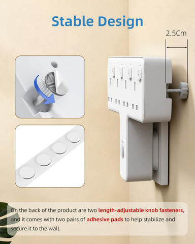 Mscien 4 Way Plug Adapter UK – 180° Rotating Multi Plug Extension with Individual Switches & Surge Protection – Keep Your Everyday Essentials Powered Without the Socket Struggle