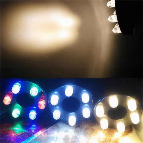 Ailan Mini 6 LED Underwater Pond Lights – Waterproof White Water Feature Lighting for Ponds, Fountains, Aquariums & Rockeries