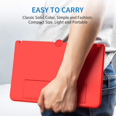 12" Foldable Phone Screen Magnifier – Red