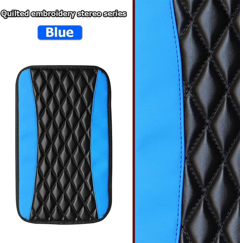 CGEAMDY Car Center Console Cushion Pad Leather Armrest Cover