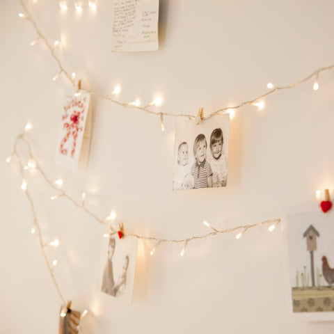 Lights4fun 8m String Lights 100 LED Warm White Fairy Lights with Clear Cable, Remote Control & Timer – Indoor Plug-In Lighting for Bedroom, Wedding, Party & Home Décor