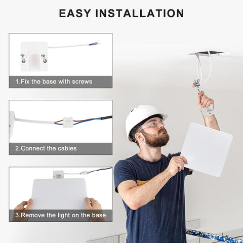 Energy Efficient 36W LED Square Ceiling Light for Home