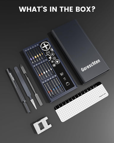 39-in-1 Precision Screwdriver Set with S2 Steel Bits & Magnetic Case – Mini Repair Tool Kit for Laptop, Phone, MacBook, PS5, Xbox, Watches & Electronics UK