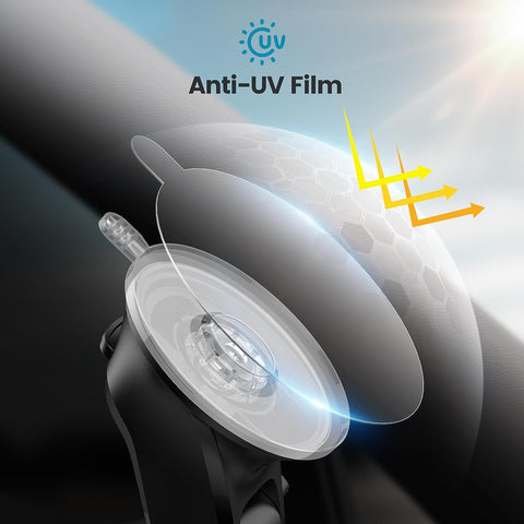 APPS2Car Magsafe Magnetic Car Phone Mount – Windshield & Dashboard iPhone 15/14/13/12 – Red